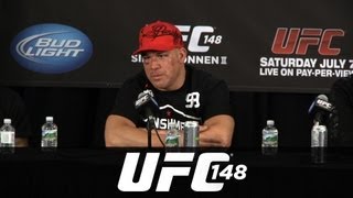 UFC 148 PostFight Presser Highlight Griffin and Ortiz [upl. by Stavros]