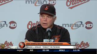 Buck Showalter pregame press conference [upl. by Arihsak]