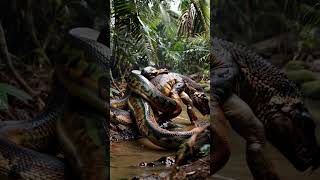 The battle between python and komodo dragon youtubeshorts snake pythonsnake animals RareAnimals [upl. by Ycnaffit]