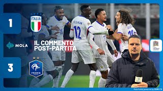 AZZURRI KO E PRIMATO PERSO  ITALIAFRANCIA 13  NATIONS LEAGUE  IL COMMENTO  MOLA TV [upl. by Erasmus]