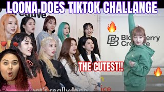 Loona Has Unbelievable TikTok Dancing Skills  REACTION [upl. by Lrat243]