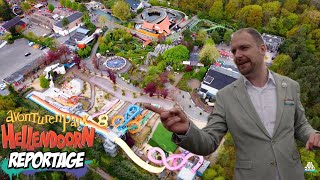 AMUSEMENT PARK BACKSTAGE TOUR  Avonturenpark Hellendoorn  Ride Review [upl. by Joab]