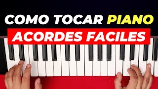 Cómo tocar una cadena de cantos de avivamiento súper fácil piano fácil [upl. by Lertram135]