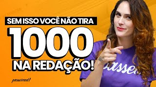 COMO TIRAR 1000 NA REDAÇÃO DO ENEM  PasseiMed [upl. by Sekyere]