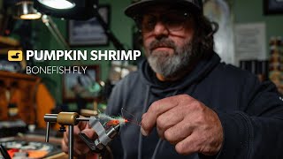 Fly Tying Tutorial Pumpkin Shrimp Bonefish Fly [upl. by Trevar]