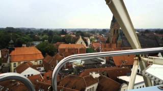 Riesenrad auf dem Lingener Altstadtfest 2014 [upl. by Absa21]