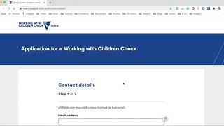 Working With Childrens Check Application Process  VBSLSC [upl. by Heins]