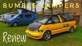 Bumble Camper review Toyota Previa campervan conversion [upl. by Ramalahs]