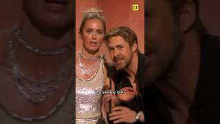 Emily Blunt and Ryan Gosling Could Not Stop The Jokes At The Oscars [upl. by Ilamad]