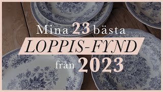 Mina 23 bästa second handfynd från 2023 ♻️✨ [upl. by Enivid]