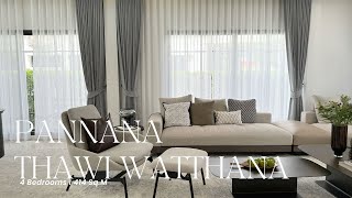 Timeless Elegance 4Bedroom Modern Classic Pool House at Pannana Thawi Watthana [upl. by Noorah]