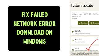 How to Fix the “Download Failed Network Error” in Google Chrome on Windows 11 [upl. by Sutton]