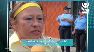 Reabren Avenida “Modesto Duarte” en Boaco [upl. by Rtoip]