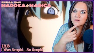 SAYAKA TAKES A TURN Puella Magi Madoka Magica 1X8 Reaction FIRST TIME WATCHING [upl. by Lletram439]