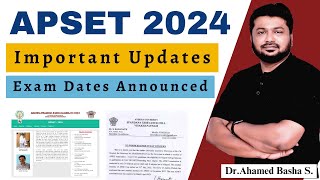 APSET 2024 Important Update Notification Coming Soon apset2024 apset [upl. by Marleen]