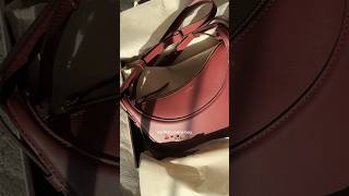 numero dix in black cherry 🍒 polene unboxing fallfashion luxuryhandbags handbags [upl. by Alahs]