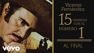 Vicente Fernández  Al Final Tema Remasterizado Cover Audio [upl. by Hairas]