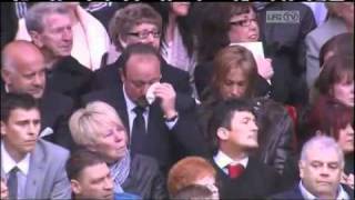 Rafa Benitez in tears at Hillsborough 22 memorial [upl. by Coppinger]