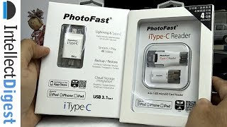 Best iPhone iPad Pen Drive Storage Solutions Photofast iTypeC and iTypeC Reader [upl. by Asilrac]