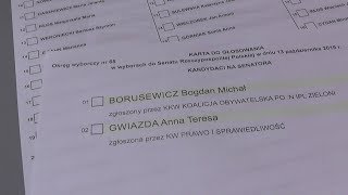 Wygląd kart do głosowania w wyborach do Sejmu i Senatu 2019 w Gdańsku [upl. by Otiv]