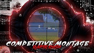 PUBG MOBILE COMPETITIVE MONTAGE  EMULATOR  RAPTR RUSH [upl. by Edbert]