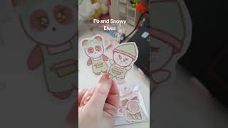 ASMR packing Amys order 🩷🩷🎀💞 asmrsounds asmrpacking packaging smallbusiness stickershop [upl. by Takakura]