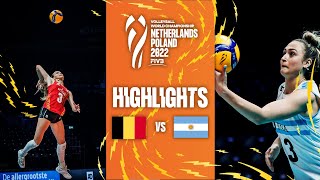 🇧🇪 BEL vs 🇦🇷 ARG  Highlights Phase 2 Womens World Championship 2022 [upl. by Leina]