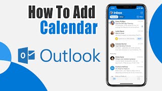 How To Add Outlook Calendar To Iphone  Sync Outlook Calendar [upl. by Ddet]