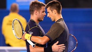 Novak Djokovic vs Stan Wawrinka  Australian Open 2013 4th Round Highlights [upl. by Ornie413]