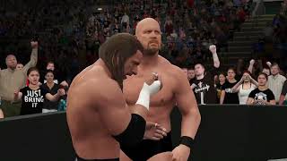 WWE Stone Cold Triple H Undertaker Kane Backlash 2001 [upl. by Iorio190]