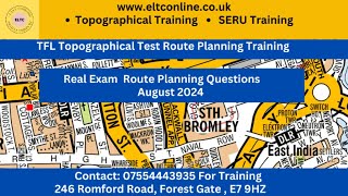 REAL Exam Route Planning Questions EXPOSED  TFL Topographical Training  Topographical Test 2024 [upl. by Ontine]