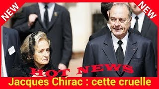 Jacques Chirac  cette cruelle petite phrase qui a endurci Bernadette Chirac à jamais [upl. by Mcnamee]