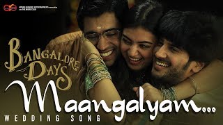 Bangalore Days Wedding Song  Maangalyam  Dulquer Salmaan  Nivin Pauly  Fahadh Faasil  Nazriya [upl. by Olzsal]