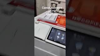 canon Xerox machine 6575i photocopies [upl. by Auqenwahs]