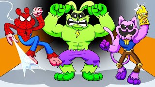 ¡SMILING CRITTERS pero son SUPER HEROES Animación [upl. by Fridell550]