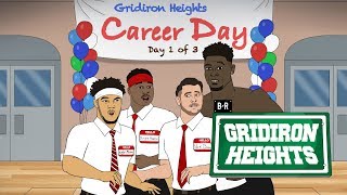 Kyler Bosa and DK Are Looking for Jobs on Career Day  Gridiron Heights Draft Special [upl. by Jestude]