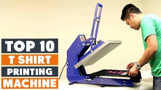 Top 10 Best T Shirt Printing Machines in 2024  The Ultimate Countdown Reviews amp Best Picks [upl. by Orabla]