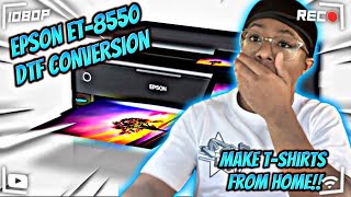 Convert Epson ET8550 into a DTF Printer  StepbyStep Tutorial [upl. by Wright725]