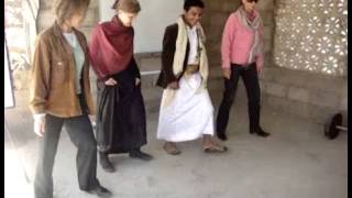 FOREIGN STUDENTS LEARN YEMENI DANCE AT YIAL [upl. by Deevan]