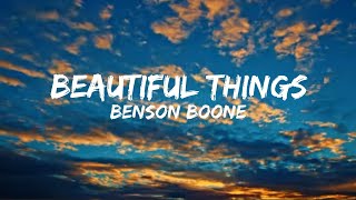 Beautiful thingsBenson Boone lyrics [upl. by Annwahs51]