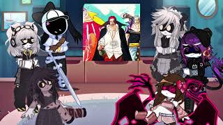 Murder drones react to shanks  Onepiece Luffy gear 5 Strawhat  Gacha life 2  cyn  FPE  TikToks [upl. by Dieball]