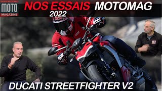 DUCATI STREETFIGHTER V2  Essai Moto Magazine [upl. by Indira372]