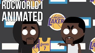 RDCworld1 Animated  How LeBron Was Welcoming His New Teammates After Free Agency [upl. by Enyawud267]