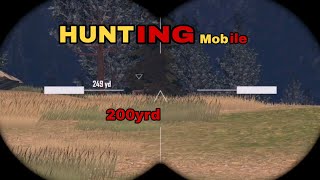 AMERICAN MARKSMAN GAME HUNTING mobile game 200yard shoot the deer [upl. by Anahcra]