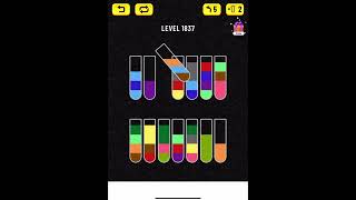 water sort puzzle level 1837 [upl. by Copp]