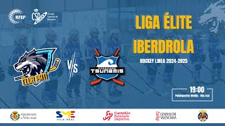 Hockey Línea  Liga Élite Iberdrola 2425  CP Vilareal vs CE Barcelona Tsunamis [upl. by Laehcor]