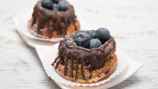 Mini kuglof sa borovnicamaChocolate Marble Gugelhupf KugelhopfBebina kuhinjaDomaći video recept [upl. by Arria]