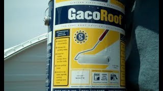 GACO roof coating [upl. by Anitnatsnok]