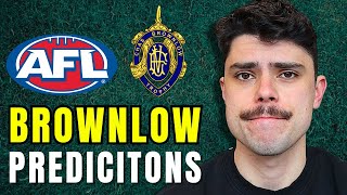 My AFL 2024 Brownlow Medal PREDICTIONS [upl. by Rojam]