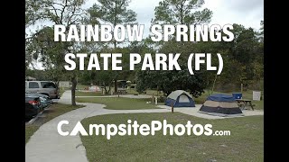 Rainbow Springs State Park Florida Campsite Photos [upl. by Adnuahsor]